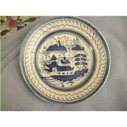 Early English Delft Plate in Chinese Style #2206327