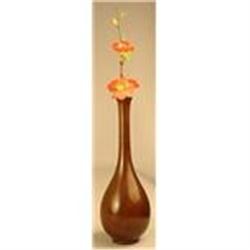 Early 20th Cent. Japanese Bronze Tear Drop Vase#2206335