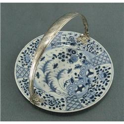 Antique Chinese Qianlong Plate Silver Mounts #2206451