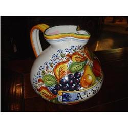 Glazed Ceramic Pitcher from Italy #2206606