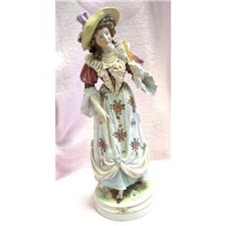 Victorian Lady German Porcelain Figurine  #2206628