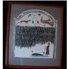 Museum Piece Grave Rubbing 1770 Framed #2215685