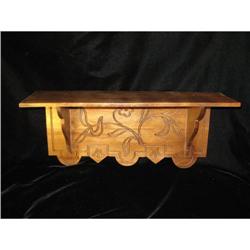 Antique Eastlake Carved Clock Shelf #2215686