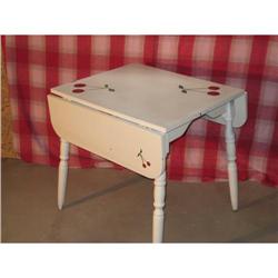 Shabby Chic Dining Table Retro Cherries #2215687