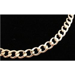 Sterling Silver 7mm Men's 19.5" Curb Link Chain#2215719