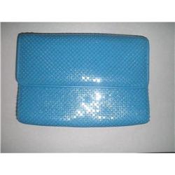 Whiting & Davis Blue Alumesh Shoulder Bag  #2215909