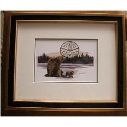 Watercolor Print - Aboriginal Series, "Bear and#2215960