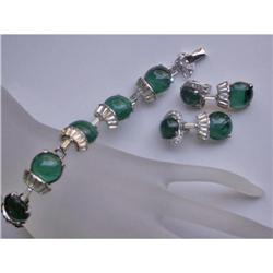 SCHIAPARELLI Venetian Glass & Rhinestone #2216014