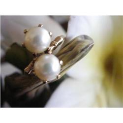 SALE Edwardian Style Cultured Pearl Doublet #2216030