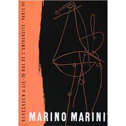 Marino Marini Berggruen & Cie Stone Lithograph #2216340
