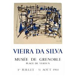 Vieira Da Silva Musee de Grenoble Lithograph #2216393