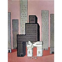 Pierre Savignac La Ville Offset Lithograph #2216399