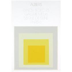 Josef Albers Galerie Melki (grey and yellow) #2216483