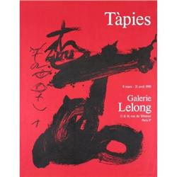 Tapies   Black and Red, Galerie Lelong #2216541