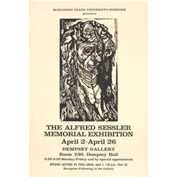 Alfred Sessler Memorial Exhibition Lithograph #2216553