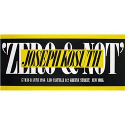 Joseph Kosuth "Zero & Not" #2216670