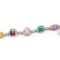 SALE Vintage Venetian glass bracelet #2216944