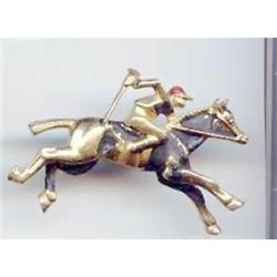 SALE Jockey on horse  Pin #2216978