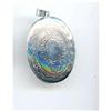 Image 1 : SALE Silver tone Locket with Etchings #2217055
