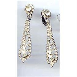 SALE Long Rhinestone Earrings   Wow #2217110