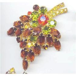 SALE Magnificent gigantic Rhinestone Pin #2217118