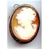 Image 1 : SALE Shell Cameo in Sterling Silver #2217127