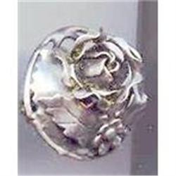 SALE Sterling Silver Rose Ring #2217132
