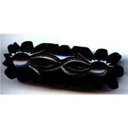 SALE Sleek  Carved Bakelite Bar Pin #2217351