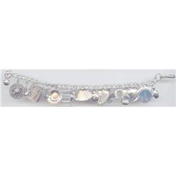 SALE Signed Coro Vintage Charm Bracelet #2217357