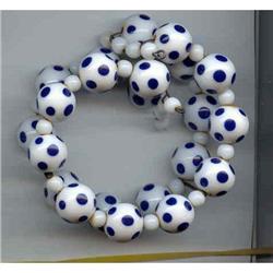 SALE Vintage Glass Poke a dot Bracelet #2217382