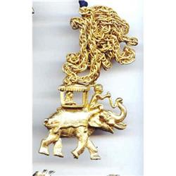 SALE Lisner Elephant Pendant and Chain #2217390