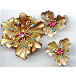 SALE Stunning  Rhinestone Flower Pin and#2217396