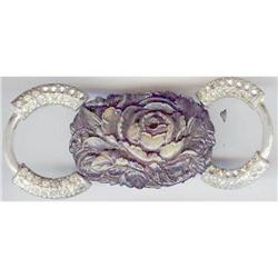 SALE Vintage Belt Buckle with Rhinestones.. #2217414