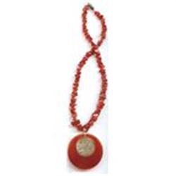 SALE Carnelian Stone Necklace #2217439