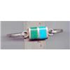 Image 1 : SALE Hematite and Turquoise Sterling Silver#2217444