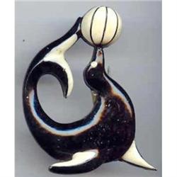 SALE Bakelite Seal Pin #2217463