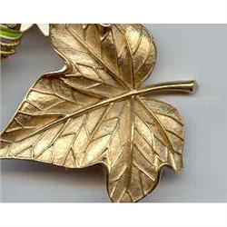 SALE Lovely Trifari Leaf Pin #2217480