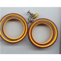 SALE Large Bakelite Earrings. #2217483