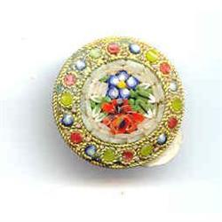 SALE Vintage mosaic Flower Pin #2217488