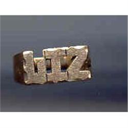 SALE 10kt Gold Name Ring    LIZ #2217492