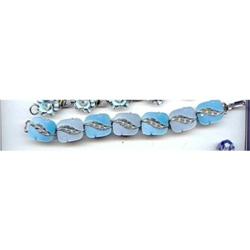 SALE Lisner signed Blue Bracelet #2217495