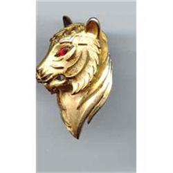 SALE Trifari Tiger Pin Gold tone #2217496