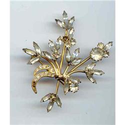 SALE Large Dazzzling Rhinestone  Brooch #2217506