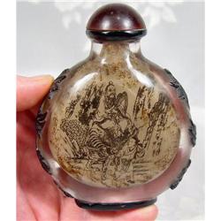 HUGE Peking Glass and inside painting Overlay #2217536