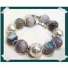 Image 1 : Rare BANDED Agate Bracelet~FABULOUS color #2217704