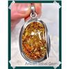 Image 1 : fascinating Sunspangled Baltic Amber Sterling #2217723