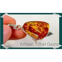 FOXY Glamorous Honey Baltic Amber Sterling#2217760