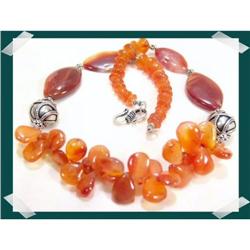 captivating ARTISAN Carnelian Gemstone Necklace#2217776