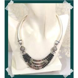FULLY FACETED desiigner Tourmaline Silver #2217846