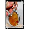 Image 1 : Designer Baltic Amber Sterling Pendant~24 grams#2217906